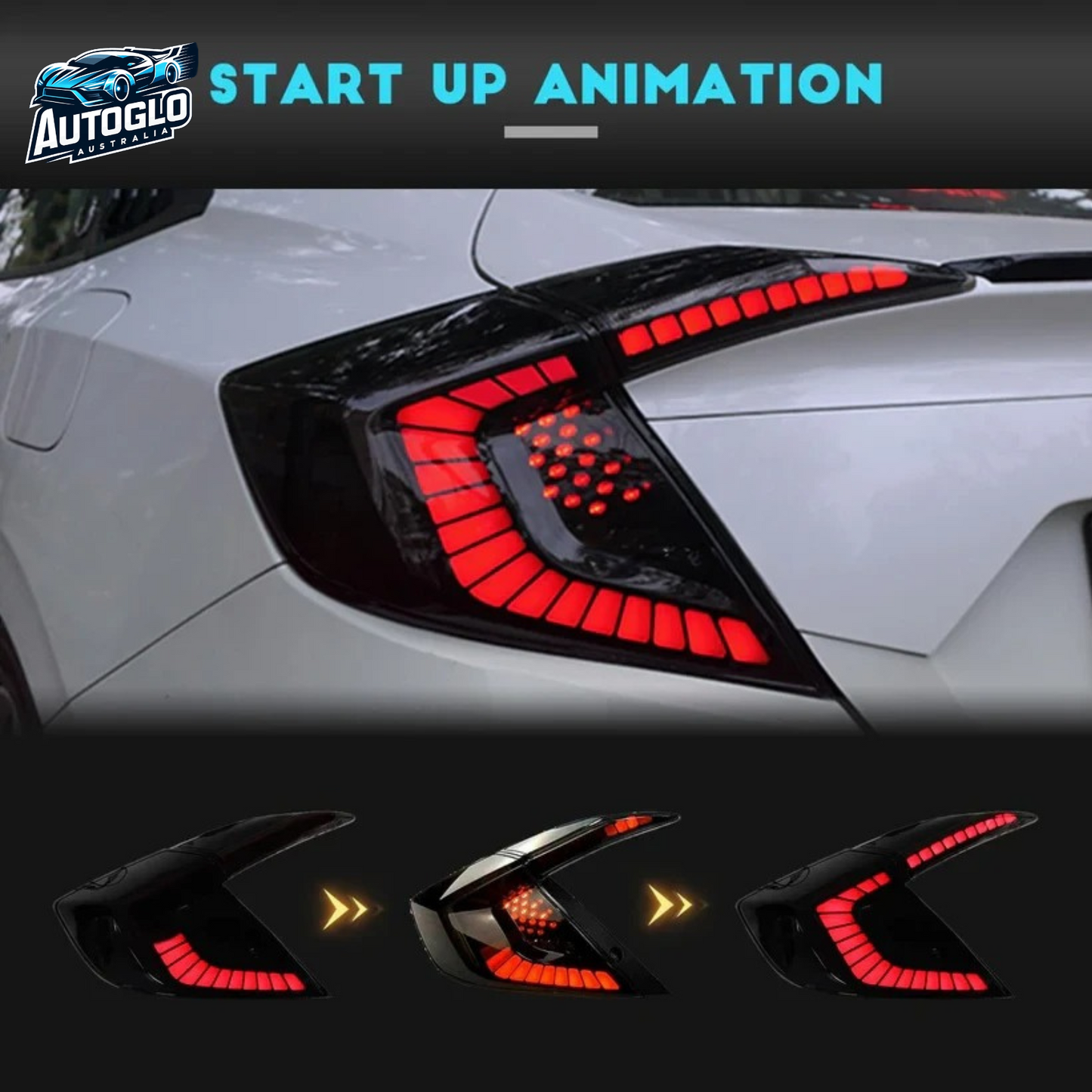Autoglo Australia Honda Civic 2016-2021 Taillights
