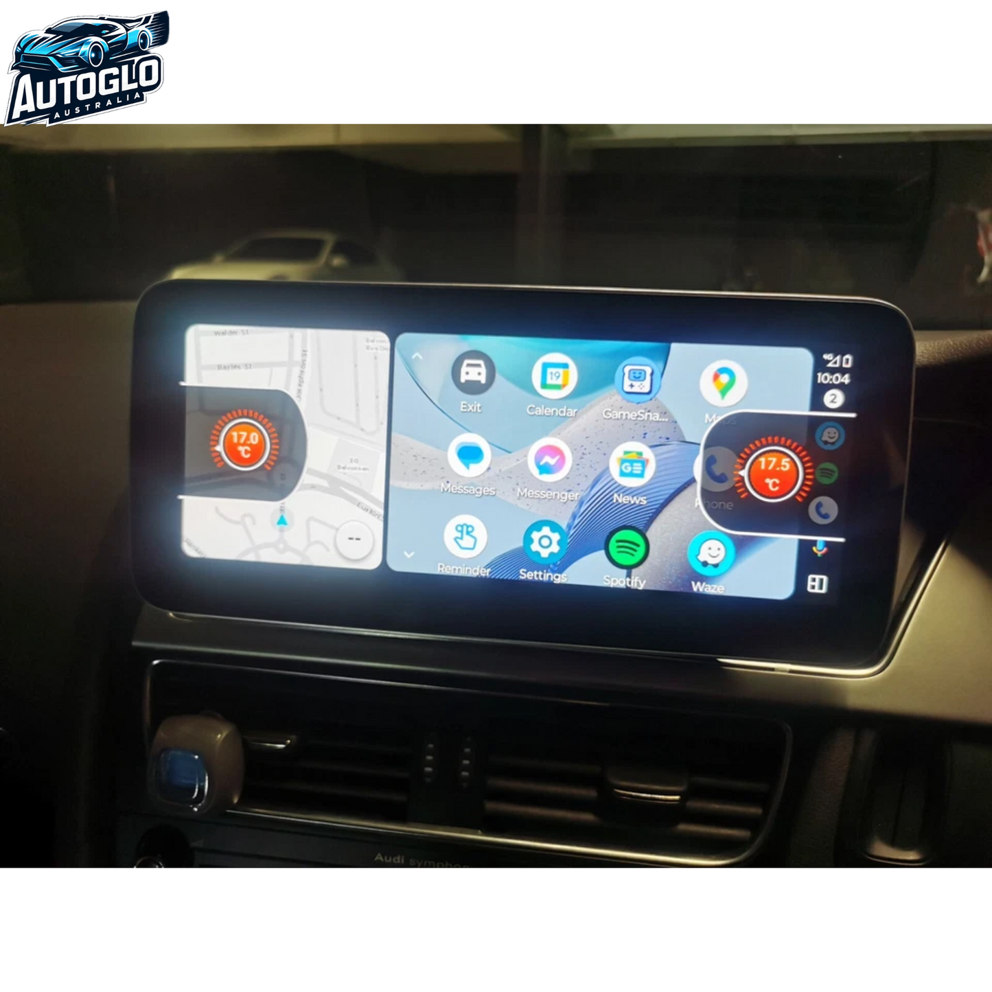 Autoglo Australia 10.25" Android Carplay Car Stereo GPS Head Unit For Audi A4 B8 A5 (2009-16 Low)