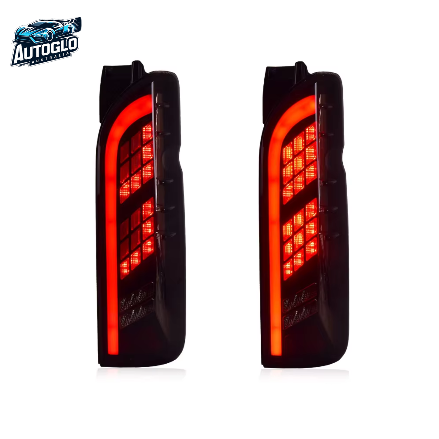 Autoglo Australia Toyota Hiace 2005–2018 LED Tail Lights DRL Signal Brake Reverse