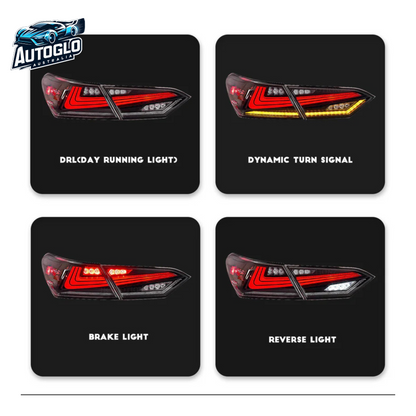 Autoglo Australia Taillights Fit Toyota Camry 2018-2021