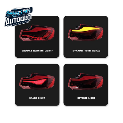 Autoglo Australia New Style LED Dynamic Tail Lights for BMW 2 Series M2 F22 F23 F87 218 220i 230 OLED Tail Lights