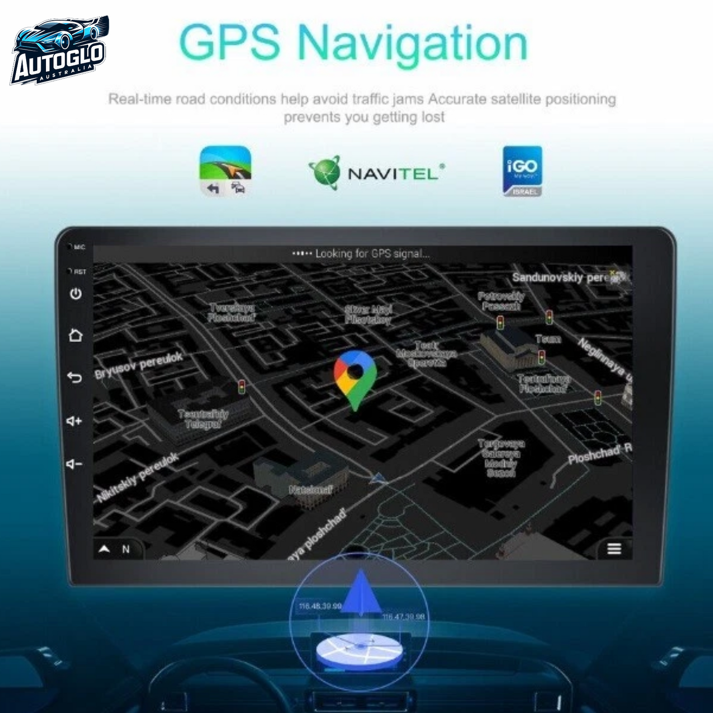 Autoglo Australia 9" (2GB+32G) Android Carplay BT GPS Stereo for KIA RIO (2018+)