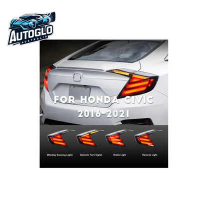 Autoglo Australia Taillights For Honda Civic 2016-2021