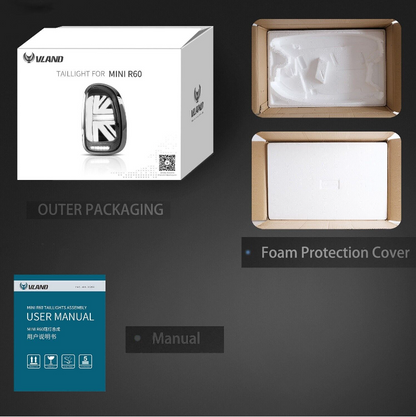 For 2010-2016 Mini Cooper Countryman R60 LED Tail Lights With Start-UP Animation