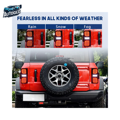 Autoglo Australia LED Tail Lights for Ford Bronco 6th Gen 2021–2024