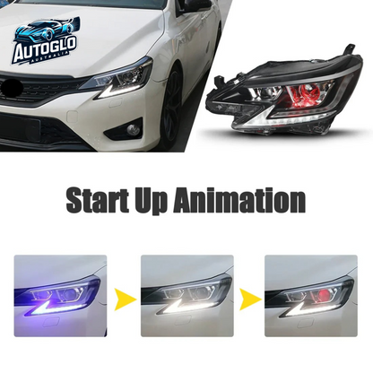 Autoglo Australia LED Headlights 14-19 For Toyota Mark X /Reiz
