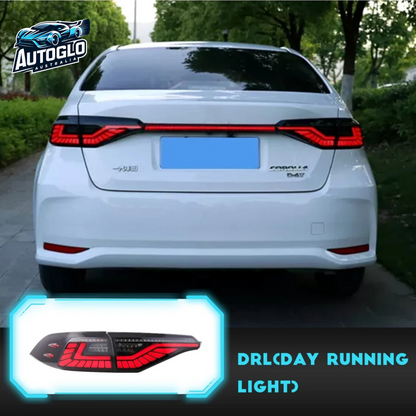 Autoglo Australia LED Tail Lights For Toyota Corolla 2020-2024 Middel East Version With Penetration lamp