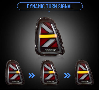 LED Tail Lights For 2007-2013 BMW Mini Cooper R55 R56 R57 w/Start-UP Animation