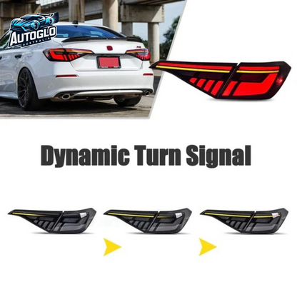 Autoglo Australia LED RGB Taillights For 2022 and 2023 Honda Civic