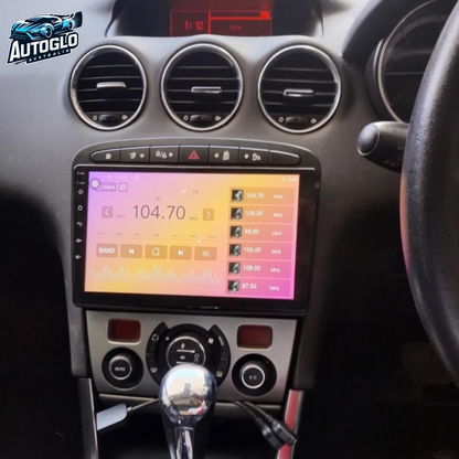 Autoglo Australia 9" (2G+32G) GPS BT CARPLAY ANDROID 13 PEUGEOT 308 (2008-14)-FREE GIFTs