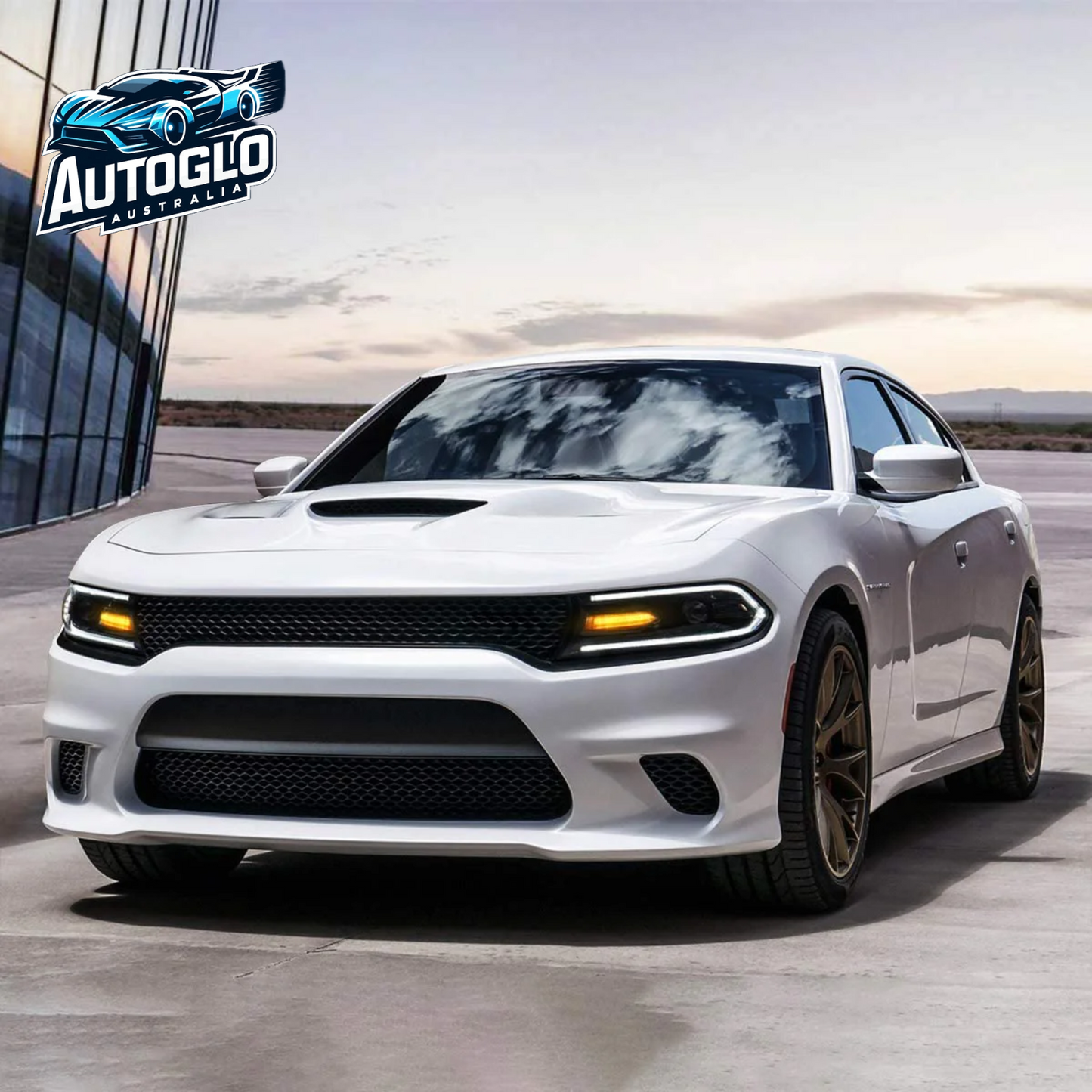 VLAND Dual Beam Projector Headlights For Dodge Charger 2015-2020