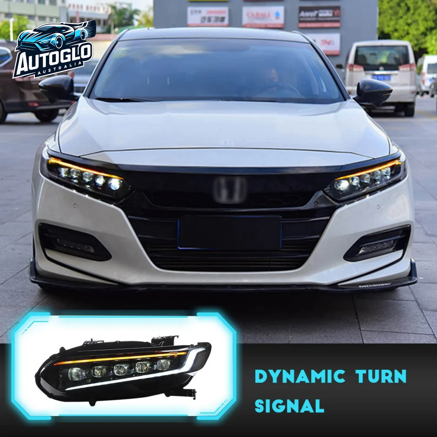 Autoglo Australia Brand New Full LED Headlights For 2018-2022 Honda Accord