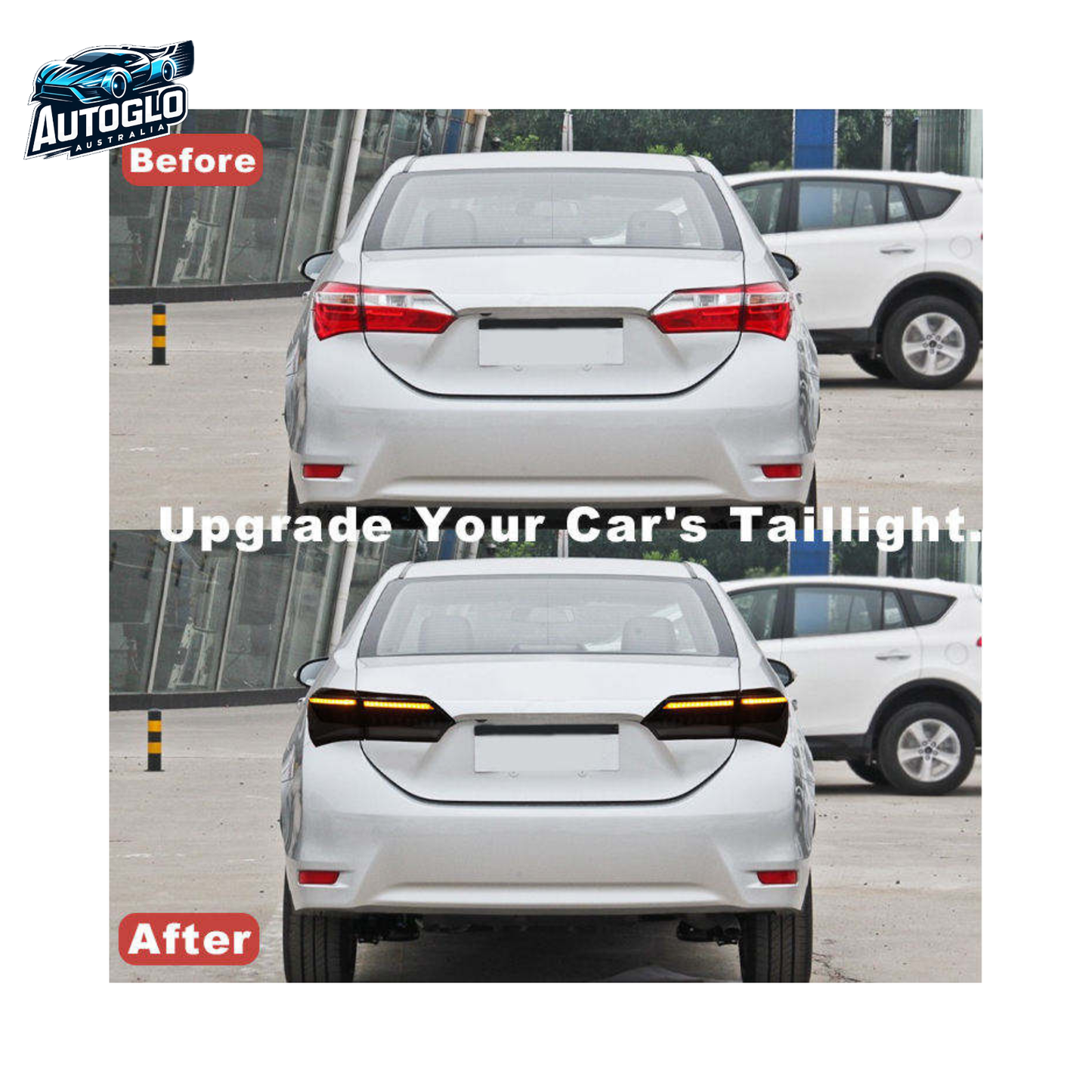 Autoglo Australia RGB Taillights for Toyota Corolla 2014–2018