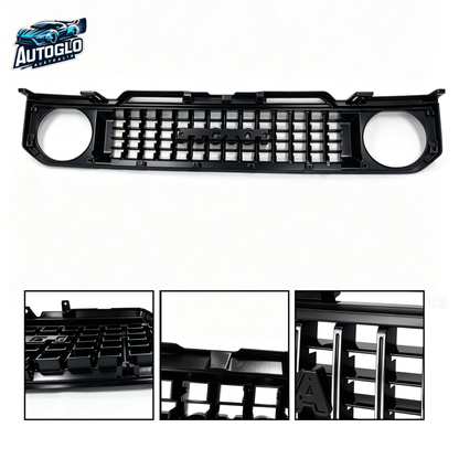 Autoglo Australia Toyota Land Cruiser LC76/LC79 2024–2026 Gloss Black ABS Grille
