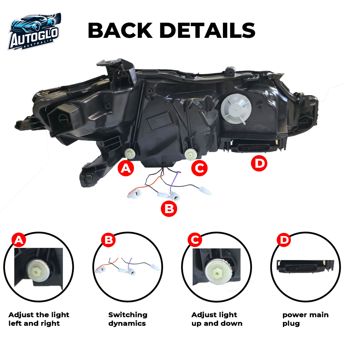 Autoglo Australia RGB Headlights for Toyota Camry 2018–2022