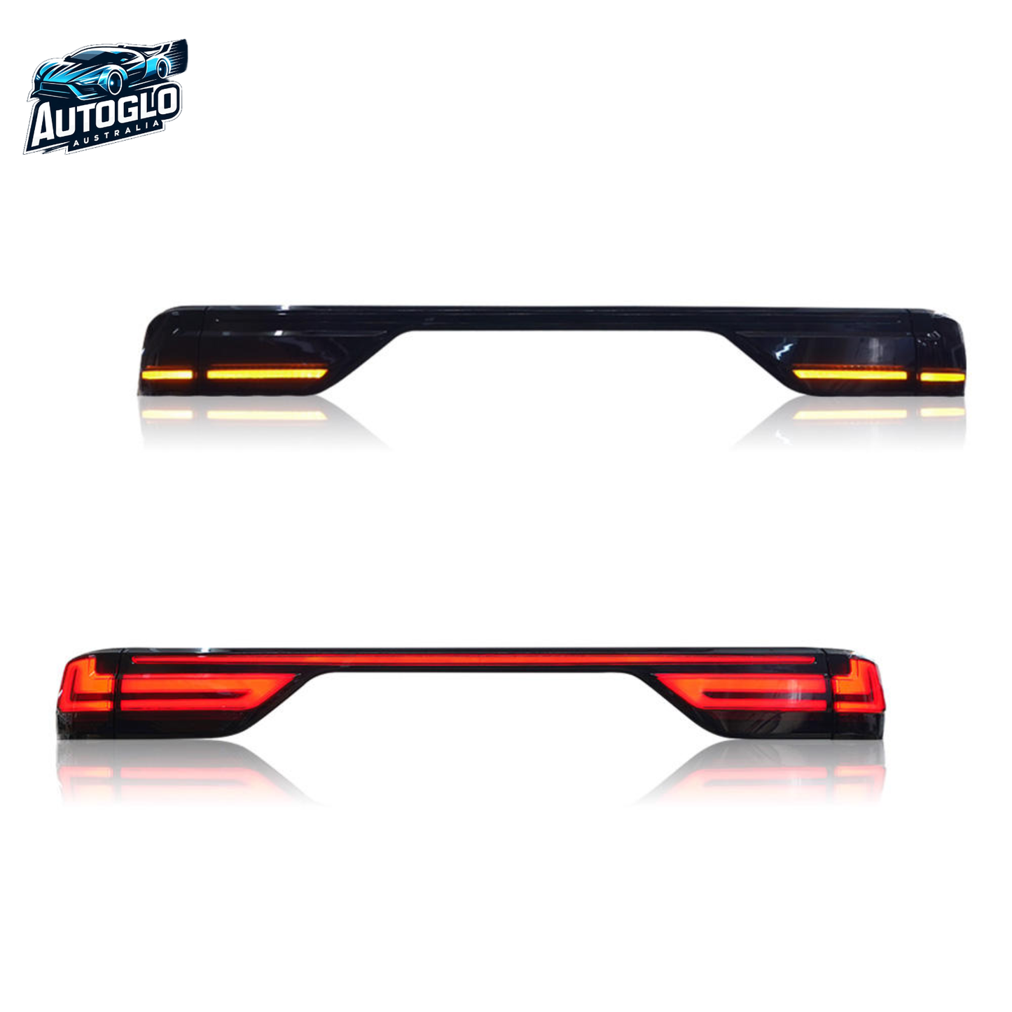 Autoglo Australia Toyota Land Cruiser LC300 2022–2024 Through Type LED Tail Lights Smoke Rear Lamp