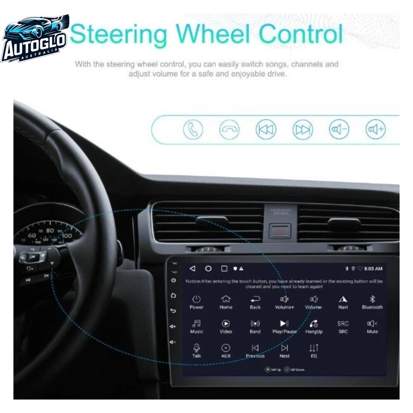 Autoglo Australia 9" Carplay Android BT GPS 2+32G Stereo for HONDA CRV (2013-16)+Rev. Cam-Gifts