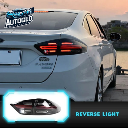Autoglo Australia LED Tail Lights For Ford Fusion Mondeo 2013-2016 Dark Smoked Porsche Style 4PCS