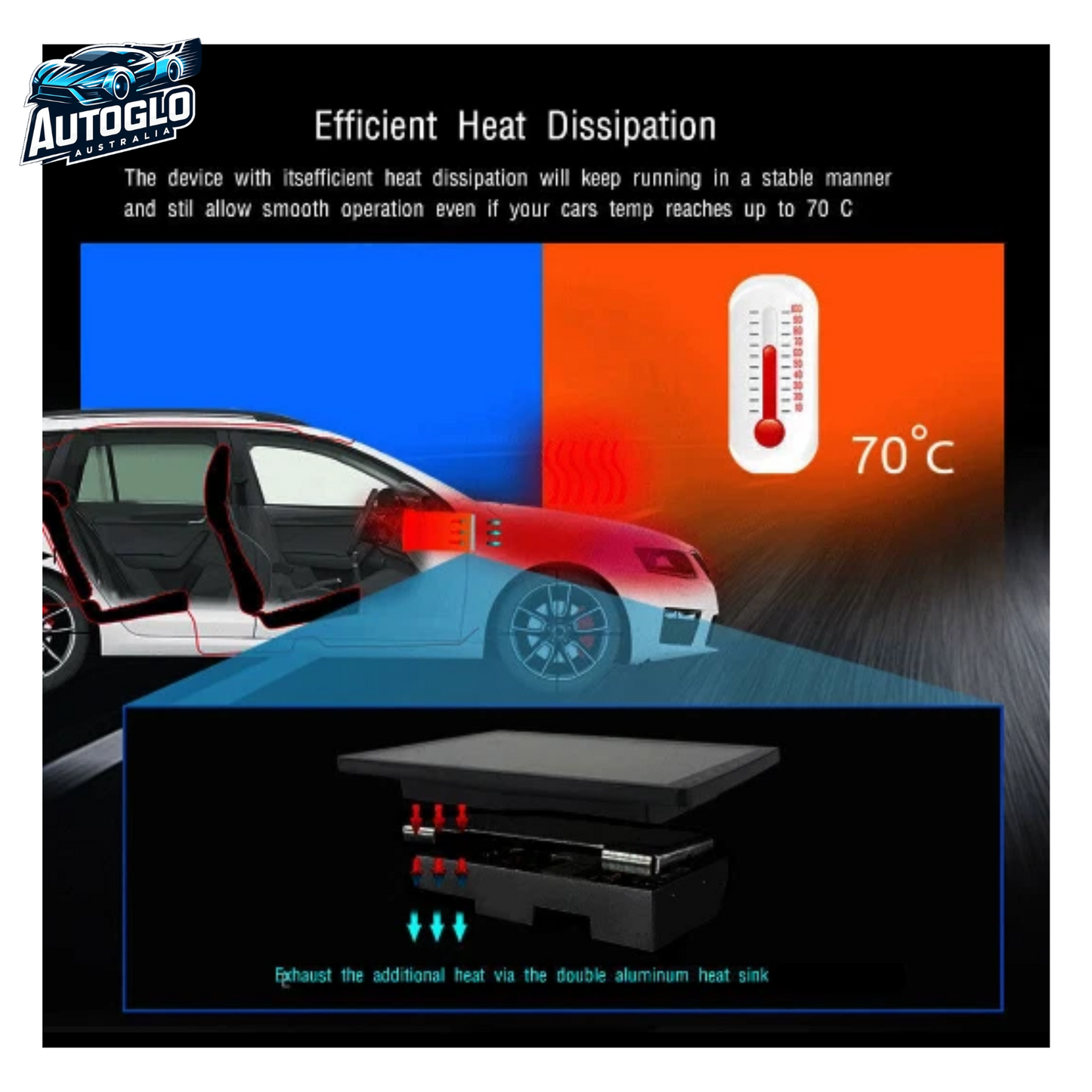 Autoglo Australia 9" Carplay Android BT GPS Stereo For Hyundai Accent (2010-2019)