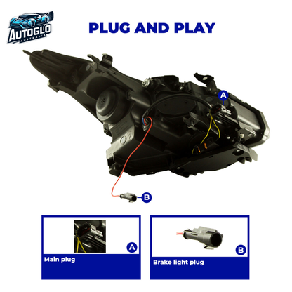 Autoglo Australia Headlight for Nissan Infiniti G37 (2009–2013)