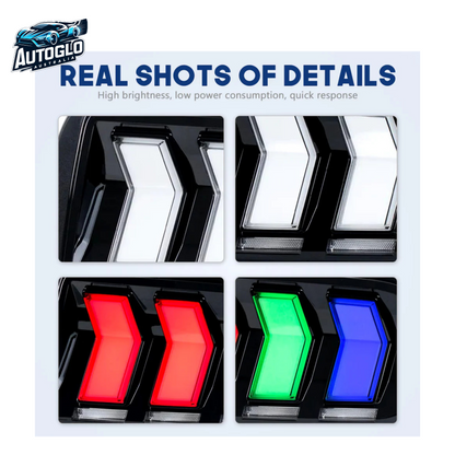 Autoglo Australia LED RGB Tail lights For Ford Mustang 2005-2009 Rear Lamp