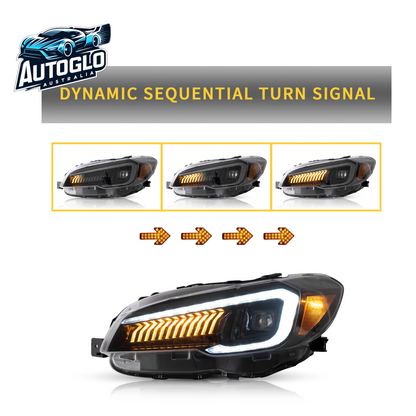 VLAND LED Projector Headlights For Subaru WRX 2015-2020 WRX STI 2015-2021