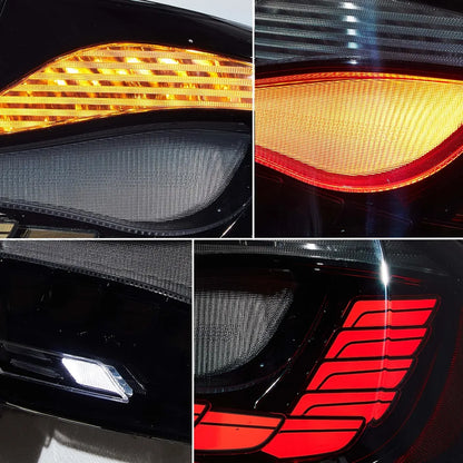 VLAND smoked LED Tail Lights for BMW M2 F22/F23/F87 (2014-2020)