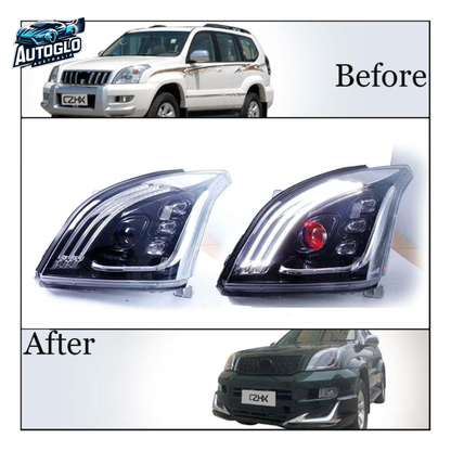 Autoglo Australia Toyota Prado FJ120 2003–2009 Facelift Front & Rear Body Kit