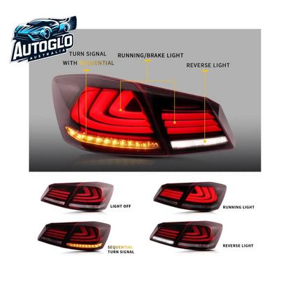 VLAND Full LED Sequential Tail Lights For Honda Accord 2013-2015