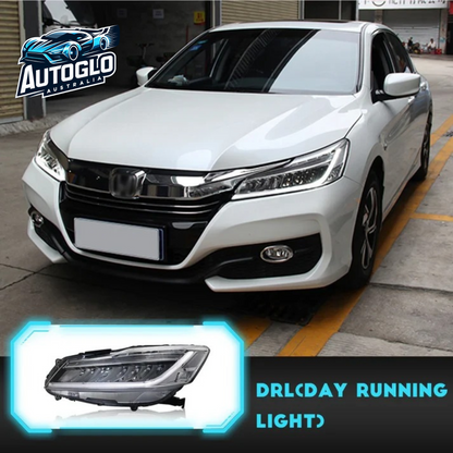 Autoglo Australia LED Headlights For 2013-2017 Honda Accord 9/9.5th