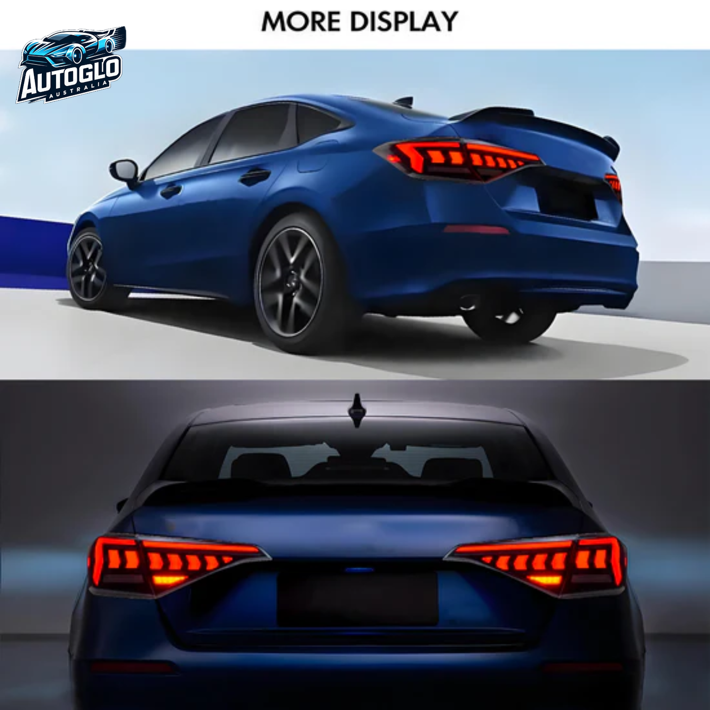 Autoglo Australia 11th Gen Honda Civic Sedan (2022–2026) RGB LED Tail Lights