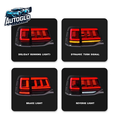 Autoglo Australia Tail Lamps For Toyota Land Cruiser 2016 2017 2018 2019 20020