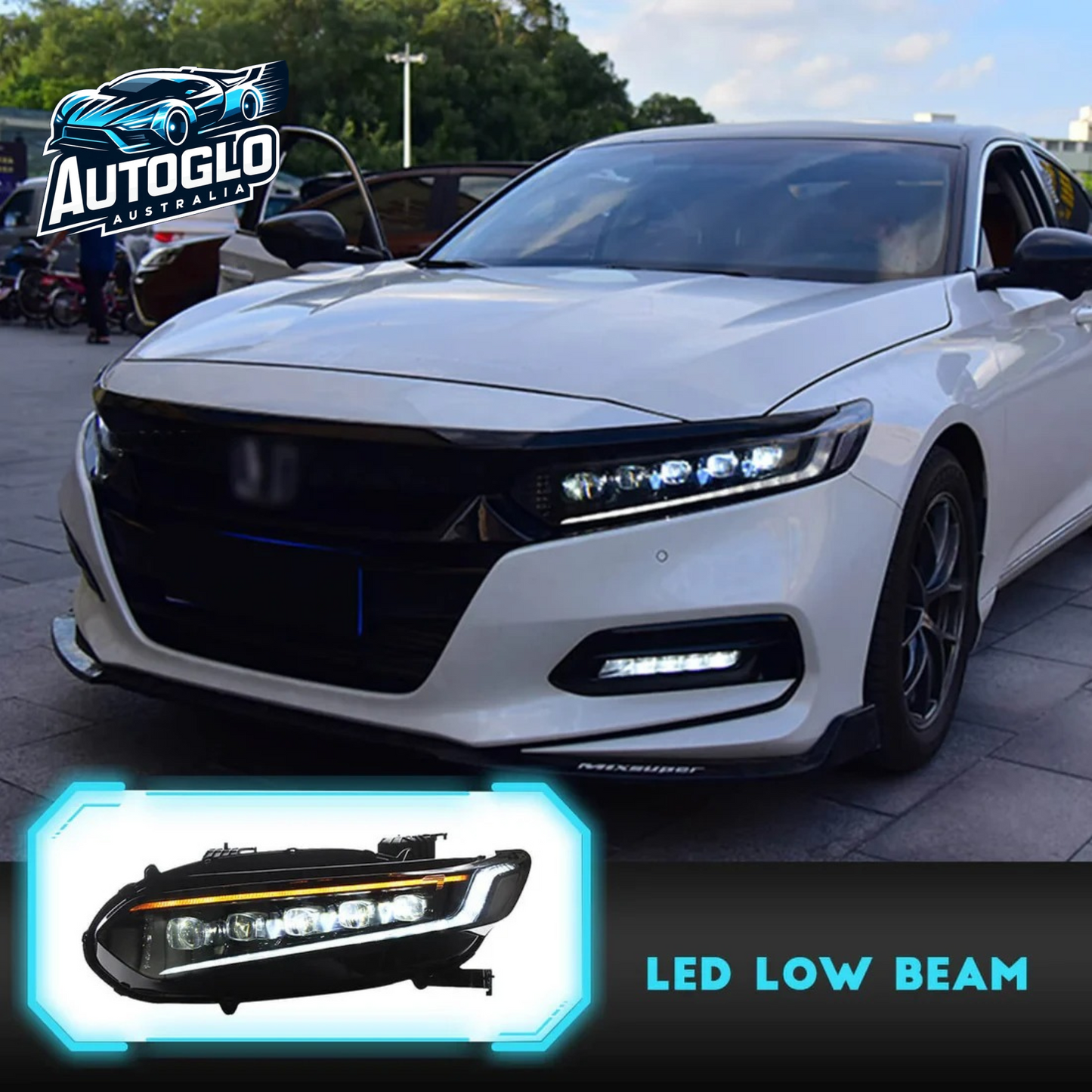 Autoglo Australia Brand New Full LED Headlights For 2018-2022 Honda Accord