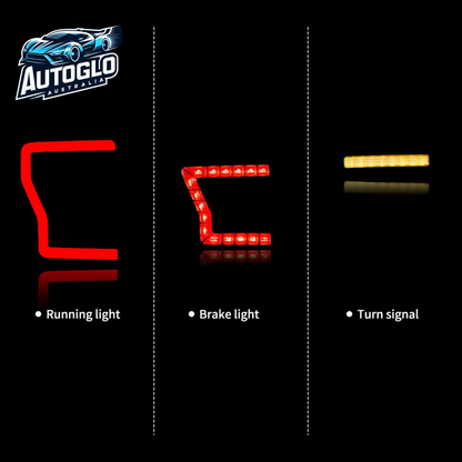 VLAND Pair LED Tail Lights For Toyota 4Runner 2010-2023 w/Sequential Turn Signal