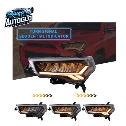 VLAND Full LED Headlights For Toyota 4Runner 2014-2020 with Dynamic DRL (Not fit for 2021)