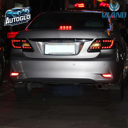 VLAND Custom LED Tail Lights for Toyota Corolla 2011 2012 2013 Rear Lamps