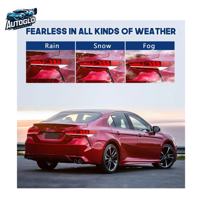 Autoglo Australia Taillights Fit/For Toyota Camry 2018-2024 With silver strip