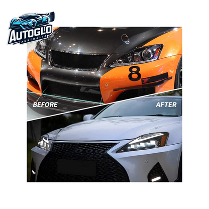VLAND LED Projector Headlights For Lexus IS250/IS250C IS350/IS350C IS220d ISF 2006-2013 With Blue Breathing Animation