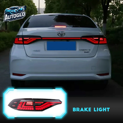 Autoglo Australia LED Tail Lights For Toyota Corolla 2020-2024 Middel East Version With Penetration lamp