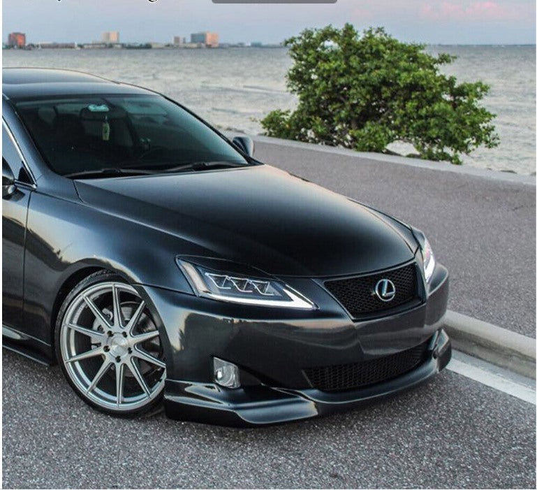 VLAND LED Headlights For 2006-2013 Lexus IS250 IS350 ISF Sedan Clear Reflector