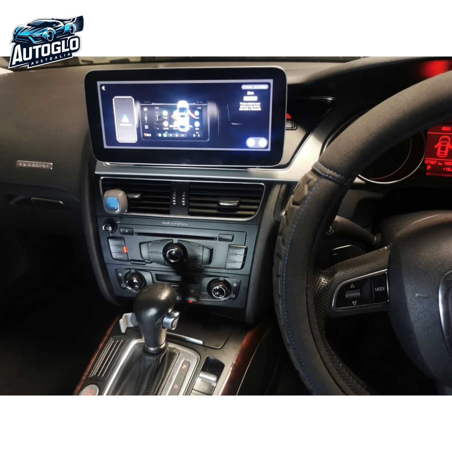 Autoglo Australia 10.25" Android Carplay Car Stereo GPS Head Unit For Audi A4 B8 A5 (2009-16 Low)
