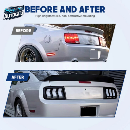 Autoglo Australia FULL LED Tail lights For Ford Mustang 2005-2009 Start UP Animation