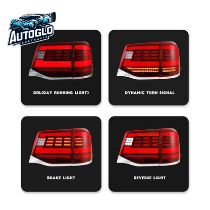 Autoglo Australia LED Tail lights For Toyota Land Cruiser 2016-2020
