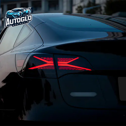 Autoglo Australia Smoked LED Tail Lights for 2017 -2023 Tesla Model 3 Y