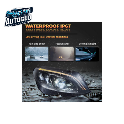 VLAND LED Projector Headlights For Mercedes Benz W205 C-Class 2015-2021