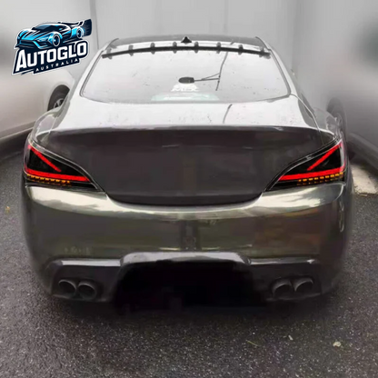 VLAND LED Smoked Taillights For 2010-2016 Hyundai Genesis Coupe w/Sequential