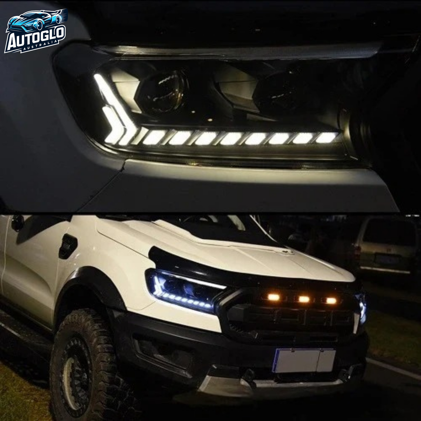 LED Headlights for Ford Ranger 2015-2020 v3