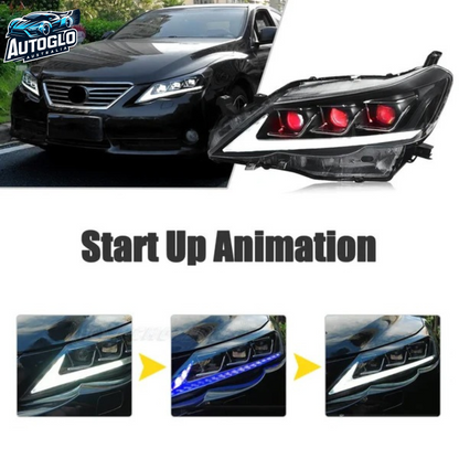 Autoglo Australia LED Headlights 10-13 For Toyota Mark X /Reiz