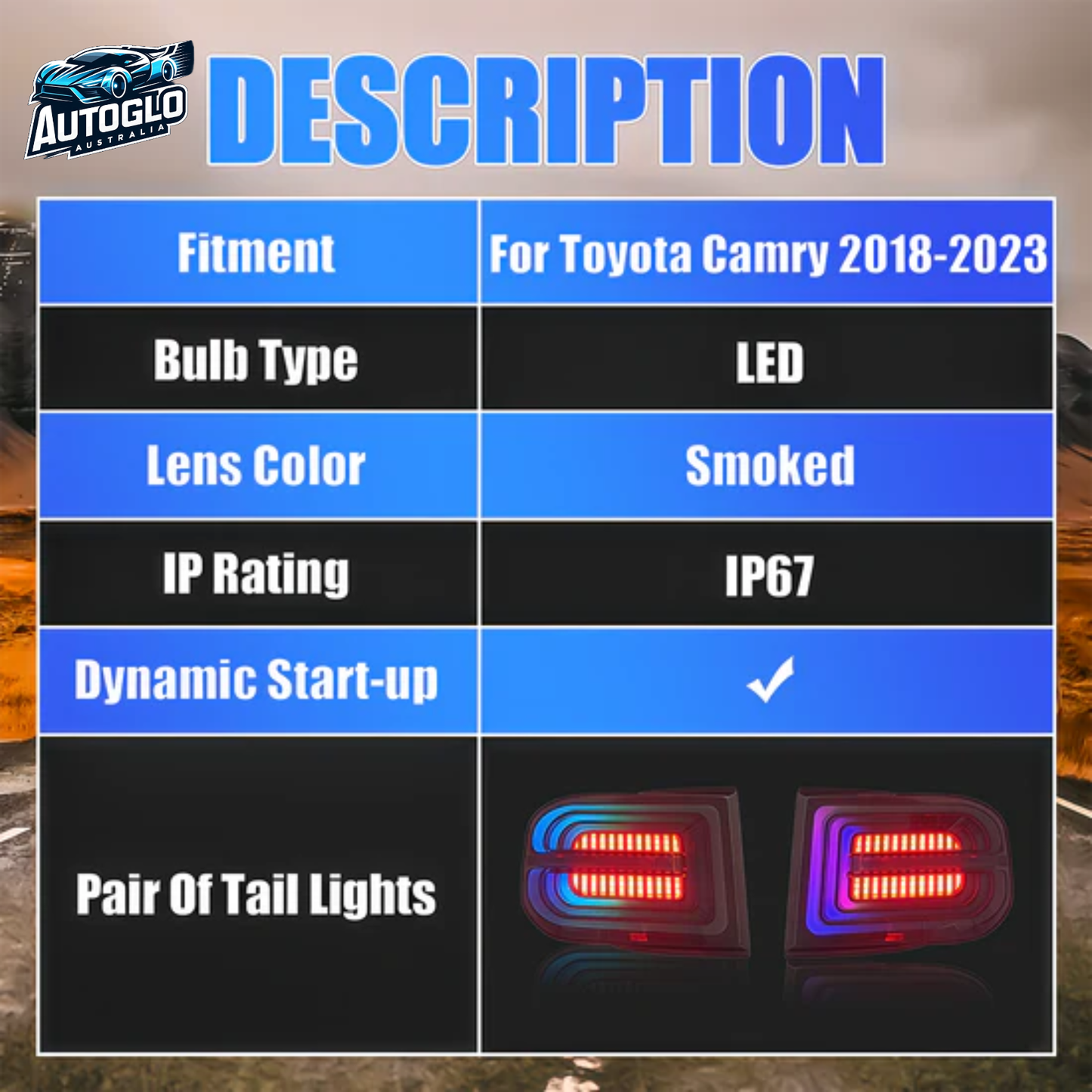 Autoglo Australia Toyota FJ Cruiser 2007–2017 Tail Lights