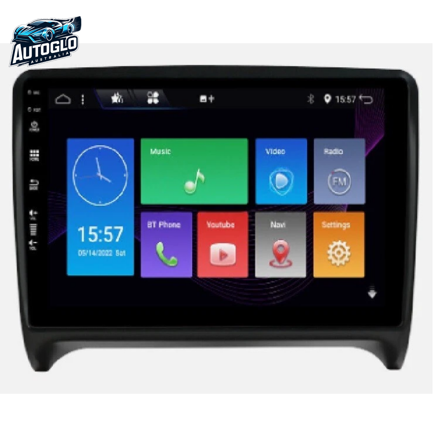 Autoglo Australia 9" (2+32G) Android 13 Carplay BT WiFi GPS Stereo for AUDI TT 8J MK2 (2006-14)